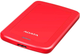 HDD ADATA DashDrive HV300 2TB AHV300-2TU31-CRD 2.5 USB 3.1 Zewnętrzny Slim Red - obraz 2