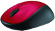 Mysz komputerowa Logitech M235 Wireless czerwona (910-002496) - obraz 3