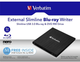 Verbatim External Slimline USB 3.0 Blu-ray Writer (43890) - зображення 4