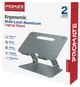 Подставка для ноутбука Promate DeskMate-7 Grey (deskmate-7.grey) - изображение 7