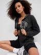 Bluza damska rozpinana streetwear z kapturem GAP 463503-21 XL Ciemnoszara (1200119809894) - obraz 1