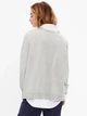 Bluza damska bez kaptura GAP 873575-12 XL Szara (1200112112199) - obraz 2
