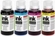 Комплект чернил ColorWay для Canon E/MP/MX/MG/IP/IX Series (BP/C/M/Y) 4x100ml (CW-CW520/CW521SET01) - изображение 1