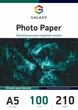 Фотобумага Galaxy А5 (100л) 210г/м2 Матовая (GAL-A5MC210-100) - изображение 1
