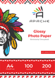 Фотопапір Apache A4 (100л) 200г/м2 глянсова (AP-200G/100A4) - зображення 1