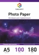 Фотопапір Galaxy A5 (100л) 180г/м2 Глянцева (GAL-A5HG180-100) - зображення 1
