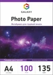 Фотобумага Galaxy A4 (100л) 135г/м2 Глянцевая (GAL-A4HG135-100) - изображение 1