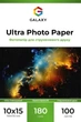 Фотобумага Galaxy 10x15 (100л) 180г/м2 Ultra Глянец (GAL-A6UHG180-100) - изображение 1