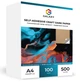 Этикетки самоклеющиеся Galaxy А4 (500л) 100г/м2 Матовая Крафт темная (A4LABEL-CR.D500) - изображение 1