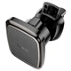 Тримач для мобільного HOCO CA106 Air outlet magnetic car holder Black Metal Gray (6931474765437) - изображение 4