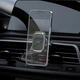 Тримач для мобільного HOCO CA106 Air outlet magnetic car holder Black Metal Gray (6931474765437) - изображение 6