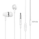 Наушники HOCO M34 Honor Music universal earphones с микрофоном (3.5 мм mini-Jack) Белые - изображение 2