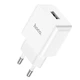 Мережевий зарядний пристрій HOCO C106A Leisure single port charger White - изображение 2