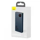 УМБ Baseus Adaman Digital Display QuickCharge PowerBank 20000mAh Type-C + 2xUSB 65W Blue (PPIMDA-D03) - зображення 8