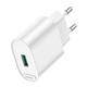 Зарядний пристрій HOCO C109A Fighter single port QC3.0 charger set 18W 1xUSB White (6931474784810) - зображення 3
