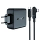 Сетевое зарядное устройство ACEFAST A37 PD100W GaN (3*CUSB-C+USB-A) charger set Black - изображение 1