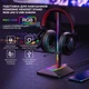 Подставка для наушников PowerMe Headset Stand RGB LED c USB хабом (PWM-HSZ8) - изображение 2