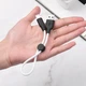 Кабель Hoco X21 Plus Silicone Lightning 0.25m. black/white - зображення 3