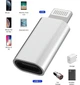 Адаптер перехідник Lightning - USB Type-C Gray - зображення 1