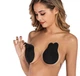 Силіконовий невидимий бюстгальтер Invisible Push Up Black Size S - зображення 3