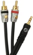 Готовый кабель D'Addario PW-MP-05 Custom Series Dual RCA to 3.5 Stereo Mini Jack Cable (1.5m) - изображение 1