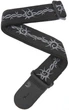 Ремень гитарный D'Addario 50F04 NYLON WOVEN GUITAR STRAP (BARBED WIRE) - изображение 1
