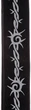 Ремень гитарный D'Addario 50F04 NYLON WOVEN GUITAR STRAP (BARBED WIRE) - изображение 3