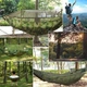 Туристичний підвісний гамак з москітною сіткою 270×150см UKC Hammock Net камуфляж - зображення 4