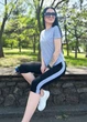 Спортивный костюм с бриджами "Dion", серый 46-48 - изображение 3