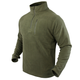 Флісовий светр Condor 1/4 Zip Fleece Pullover 607 Small, Олива (Olive) - зображення 1