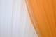 Кухонный комплект штор VR-Textil Дуэт № 060к с подвязками 170х330 см Оранжевый с белым (50-320V) - изображение 6