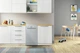 Посудомийна машина Indesit 10 комплектів, A+, 45 см, сріблястий (DSCFE1B10SRU) - изображение 2
