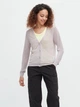 Кардиган вязаный женский Uniqlo 520193404 M Серый (1159782603) - изображение 3