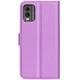 Класичний чохол-книжка Deexe Book Type для Nokia C32 - Purple - зображення 5