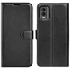 Класичний чохол-книжка Deexe Book Type для Nokia C32 - Black - зображення 1
