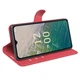 Класичний чохол-книжка Deexe Book Type для Nokia C32 - Red - зображення 3