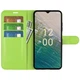 Классический чехол-книжка Deexe Book Type для Nokia C32 - Green - изображение 2