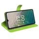 Классический чехол-книжка Deexe Book Type для Nokia C32 - Green - изображение 3