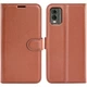 Класичний чохол-книжка Deexe Book Type для Nokia C32 - Brown - зображення 1