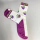 Мужские высокие носки с принтом Mini Joker 40-45 1 пара хлопковые демисезонные белые - изображение 5