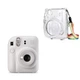 Камера моментальной печати Fujifilm INSTAX Mini 12 Cray White / Чехол прозрачный - изображение 1