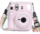 Камера моментальной печати Fujifilm INSTAX Mini 12 Cray White / Чехол прозрачный - изображение 13