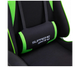 Ігрове комп‘ютерне крісло для геймерів та роботи Supreme Gaming чорний та зелений - изображение 5
