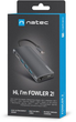 Hub USB-C NATEC Fowler 2 USB Type-C na 3xUSB3.0+HDMI+RJ45+Port SD+PD (NMP-1773) - obraz 9