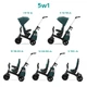Детский 3-колесный велосипед 5 в 1 Kinderkraft EasyTwist Black, 5902533920631 - изображение 13