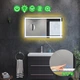 LED-зеркало 80x60см, с двумя сенсорами и подогревом, модель Karnet (Karnetg264) - изображение 2