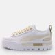 Sneakersy damskie skórzane Puma Mayze Luxe Wns 383995-06 37 (4UK) 23 cm Białe (4065449338707) - obraz 3