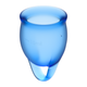 Набір менструальних чаш Feel Confident колір: синій Satisfyer (Німеччина) - изображение 2