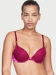 Мережевний бюстгалтер з пуш ап малинового кольору VICTORIA'S SECRET Sexy Tee р. 75А/34А арт. 30490 - зображення 1