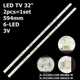 LED підсвітка TV 32" 594mm JL.D32061330-003BS-M JL.D32061330-003CS-M CRH-BK32H823030T02067B2-REV1.1 2pcs=1set - изображение 1
